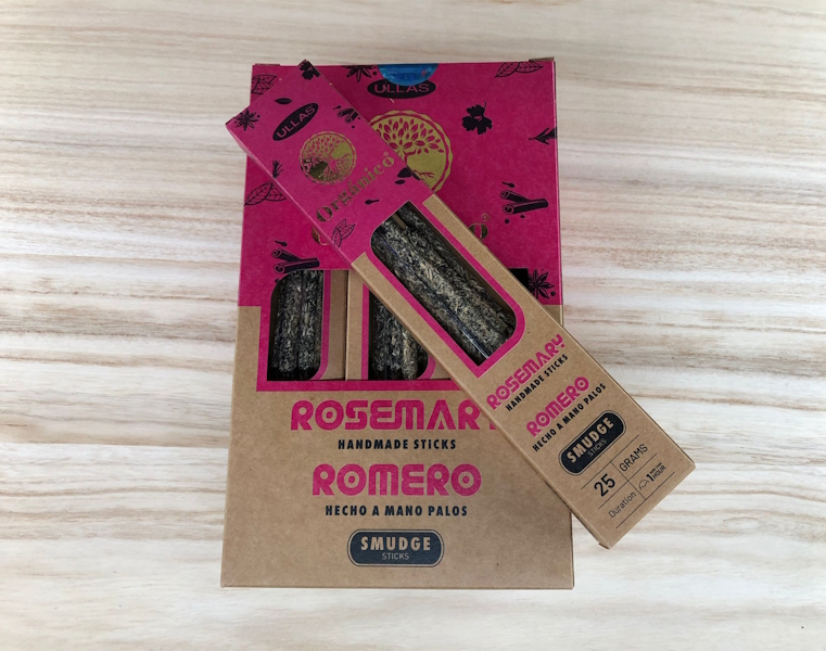 Incienso orgánico Romero Ullas 25gr